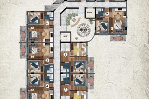 Villa  i Denizli, Tyrkia Nr. 120453 - 20