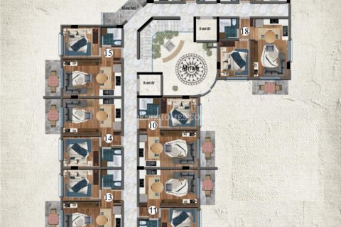 Villa  i Denizli, Tyrkia Nr. 120453 - 19