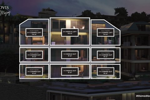 2+1 Wohnung  in Alanya, Antalya, Türkei Nr. 115672 - 5