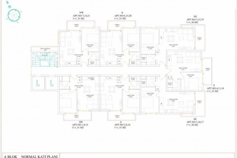 Wohnung  in Alanya, Antalya, Türkei Nr. 148091 - 2