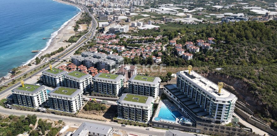 Daire 1+1 Alanya, Antalya, Türkiye №43662
