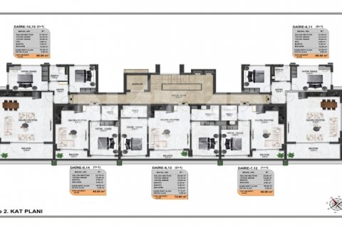 Apartment for sale  in Oba, Antalya, Turkey, 1 bedroom, 50m2, No. 116591 – photo 22
