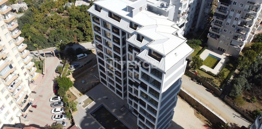 2+1 Lejlighed  i Alanya, Antalya, Tyrkiet Nr. 190557