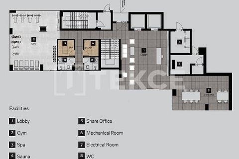 2+1 Penthouse  i Alanya, Antalya, Tyrkiet Nr. 190558 - 10