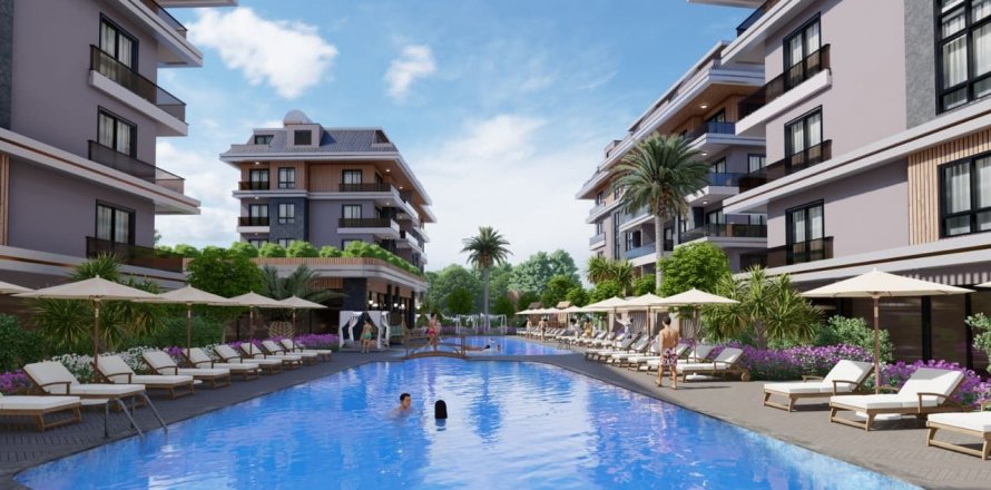 Квартира в Aina Garden 4+1, Аланья, Анталья, Турция №130794