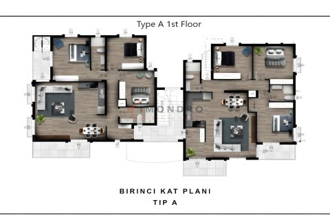 3+1 Leilighet  i Catalkoy, Girne,  Nr. 152494 - 14