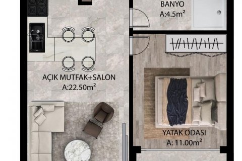 Wohnung  in Altintash, Antalya, Türkei Nr. 149361 - 25