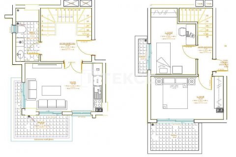 2+1 Takleilighet i Alanya, Antalya, Tyrkia Nr. 84195 - 3