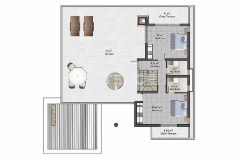 4+1 Villa  i Girne,  Nr. 72996 - 19