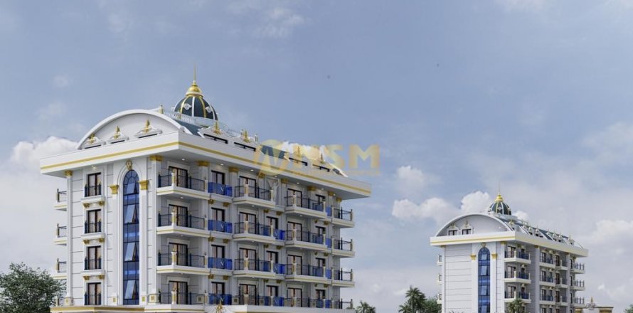 1+1 Leilighet  i Alanya, Antalya, Tyrkia Nr. 132463