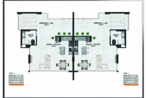 Villa 3+1 Alanya, Antalya, Türkiye №84075 - 6