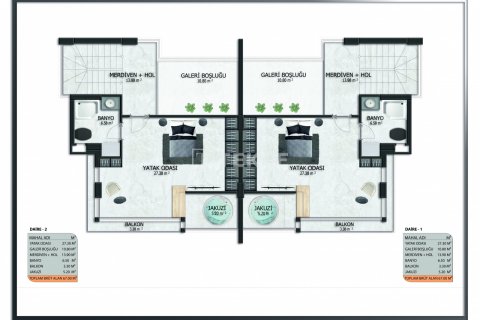 Villa 3+1 Alanya, Antalya, Türkiye №84075 - 8