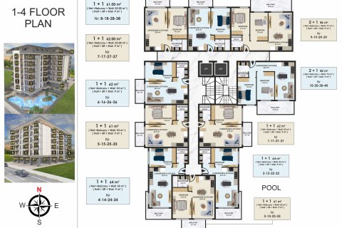 2+1 Wohnung in Alanya, Antalya, Türkei Nr. 111257 - 18
