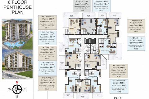 2+1 Wohnung in Alanya, Antalya, Türkei Nr. 111257 - 20
