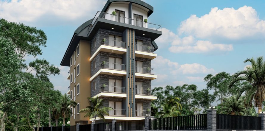 1+1 Lejlighed i Alanya, Antalya, Tyrkiet Nr. 133339
