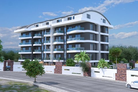 1+1 Lejlighed  i Alanya, Antalya, Tyrkiet Nr. 156192