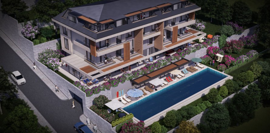 2+1 Lägenhet i Alanya, Antalya, Turkiet Nr. 116049