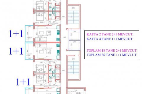 Daire 1+1 Avsallar, Antalya, Türkiye №69520 - 22