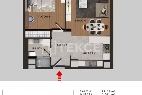 Продажа квартиры в Бююкчекмедже, Стамбуле, Турция 2+1, 155м2, №149815 – фото 25