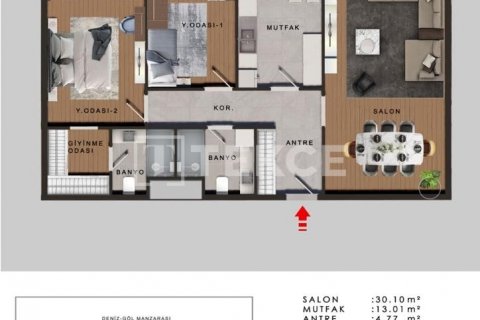 Продажа квартиры в Бююкчекмедже, Стамбуле, Турция 2+1, 155м2, №149815 – фото 26