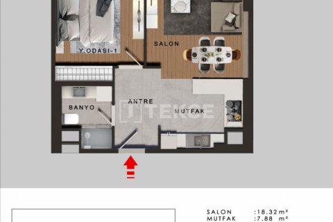 Продажа квартиры в Бююкчекмедже, Стамбуле, Турция 2+1, 155м2, №149815 – фото 23