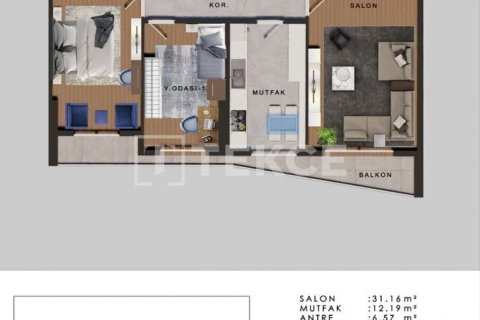 Продажа квартиры в Бююкчекмедже, Стамбуле, Турция 3+1, 190м2, №149816 – фото 30
