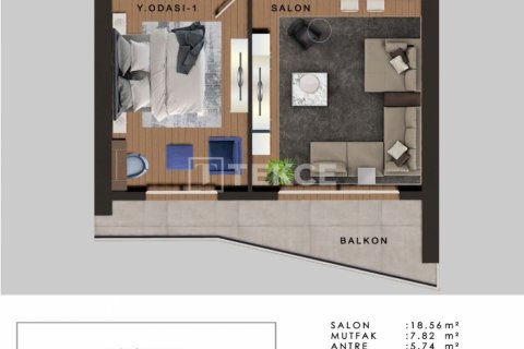 Продажа квартиры в Бююкчекмедже, Стамбуле, Турция 3+1, 190м2, №149816 – фото 20