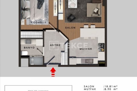 Продажа квартиры в Бююкчекмедже, Стамбуле, Турция 3+1, 190м2, №149816 – фото 21