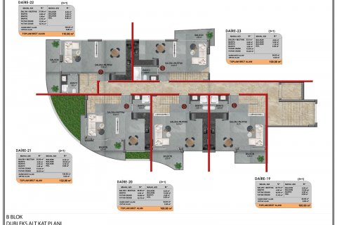 2+1 Lägenhet  i Kestel, Antalya, Turkiet Nr. 110967 - 18