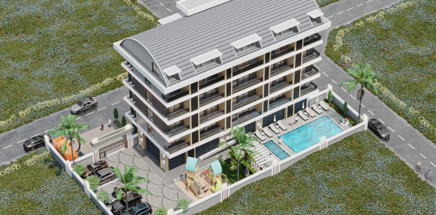 Kommersiella fastigheter i Kargicak, Alanya, Antalya, Turkiet Nr. 151011