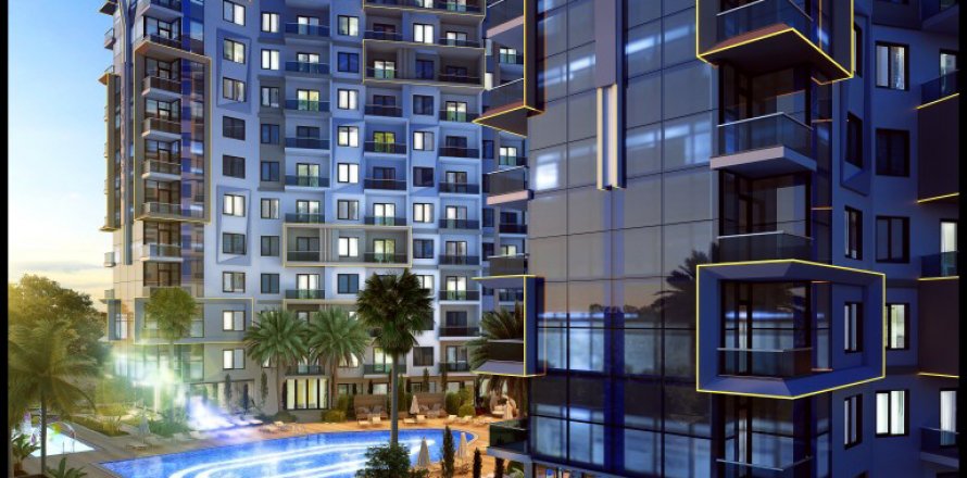 1+1 Leilighet  i Alanya, Antalya, Tyrkia Nr. 210419