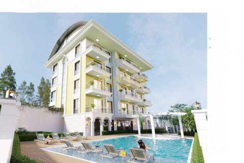 1+1 Lägenhet  i Alanya, Antalya, Turkiet Nr. 132218