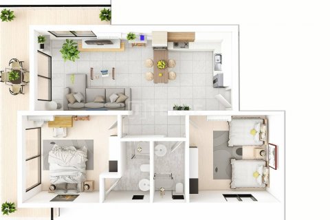 Daire  1+1  Iskele,  №69715 - 23