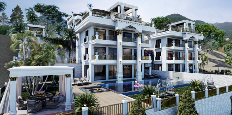 Villa i Alanya, Antalya, Tyrkia Nr. 153410