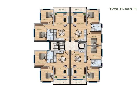 Продажа квартиры в Фамагусте, Северный Кипр 3+1, 290м2, №193885 – фото 12
