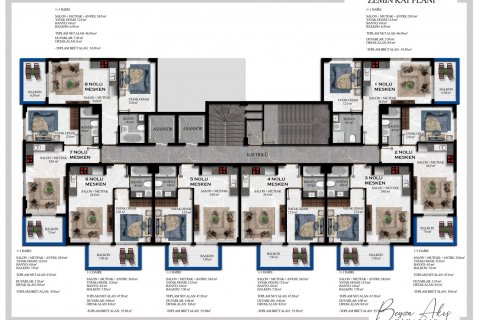 2+1 Lägenhet i Avsallar, Antalya, Turkiet Nr. 110987 - 14