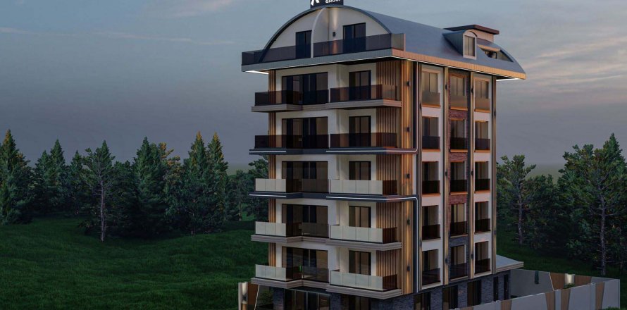 1+1 Leilighet i Kavi Suite, Kargicak, Alanya, Antalya, Tyrkia Nr. 142993