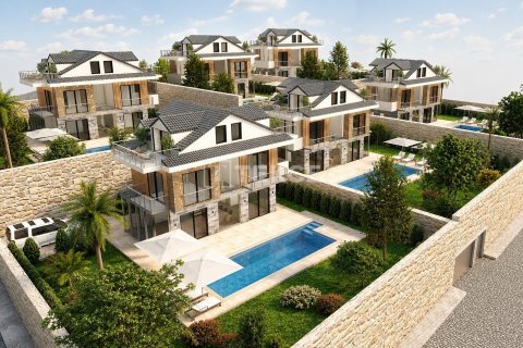 4+1 Villa  i Fethiye, Mugla, Turkiet Nr. 210466 - 3