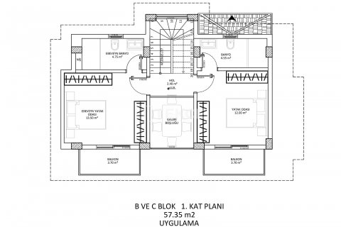 Villa  4+1  Fethiye, Muğla, Türkiye №210467 - 2