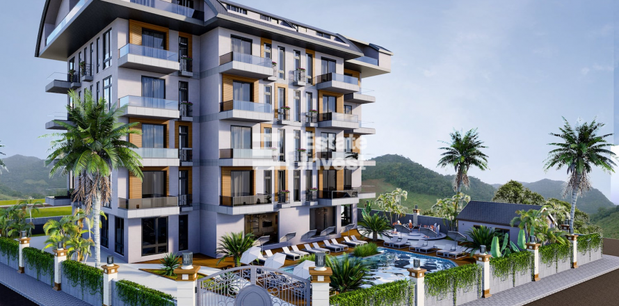 1+1 Lägenhet i Alanya, Antalya, Turkiet Nr. 157186