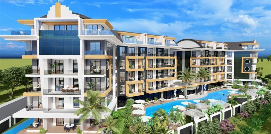 1+1 Lejlighed i Oba, Antalya, Tyrkiet Nr. 116474