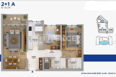 3+1 Leilighet i Istanbul, Tyrkia Nr. 45326 - 30