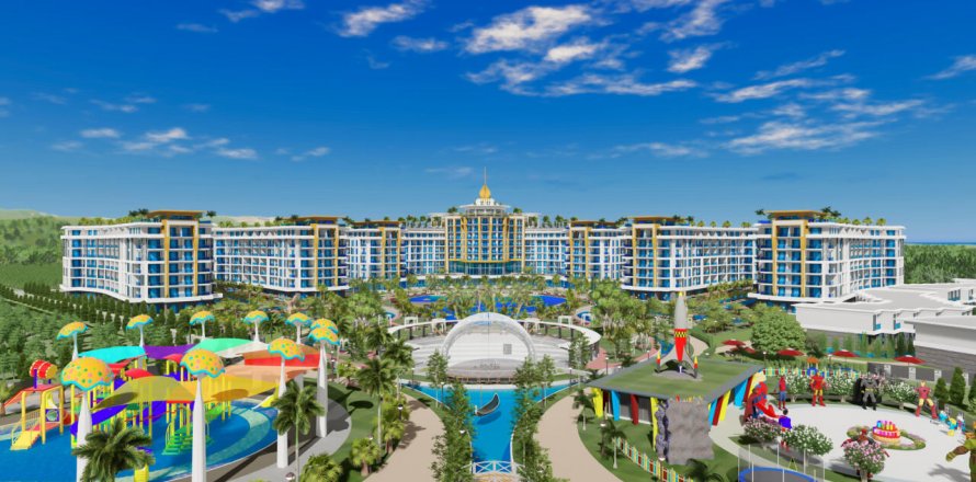 1+1 Apartment in Alanya, Antalya, Turkey No. 38479