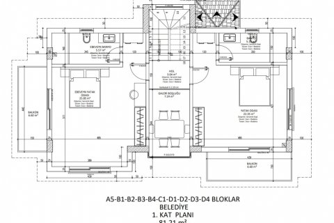 4+1 Villa i Fethiye, Mugla, Tyrkiet Nr. 193817 - 17