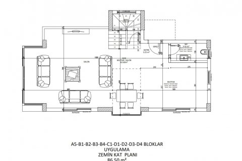 4+1 Villa i Fethiye, Mugla, Tyrkiet Nr. 193817 - 16