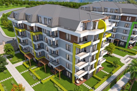 1+1 Lejlighed  i Alanya, Antalya, Tyrkiet Nr. 168431 - 4