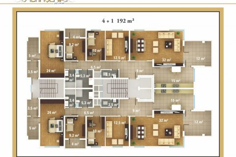 4+1 Leilighet  i Trabzon, Tyrkia Nr. 185666 - 3