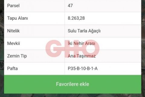 زمین در  Iskenderun ، ترکیه 8263 متر مربع.  شماره 161222 - 3