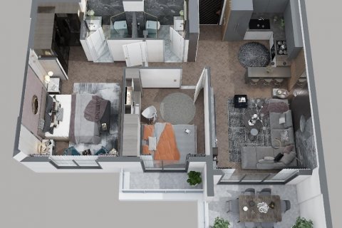 2+1 Leilighet  i Mersin, Tyrkia Nr. 162526 - 4