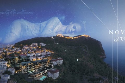 1+1 Lejlighed  i Alanya, Antalya, Tyrkiet Nr. 166329